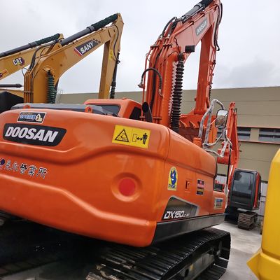 Peso de trabajo 15000 15 toneladas Excavadora hidráulica de rastreo Doosan Usada en buenas condiciones