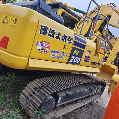 1.2CBM Capacidad del cubo Komatsu PC200-8 Excavadora usada 20 toneladas de rastreo en buenas condiciones