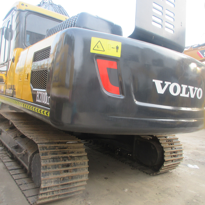 Excavadora Volvo EC210D Máquina de segunda mano de 21 toneladas con cilindro hidráulico original