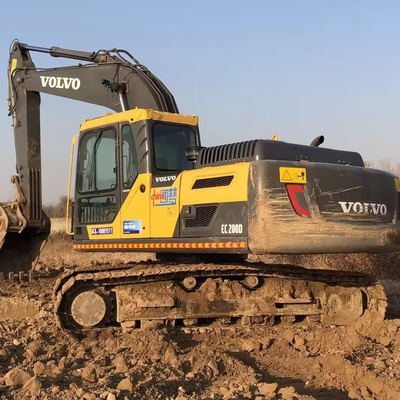 VOLVO EC200D Excavadora de segunda mano de 20 toneladas en buenas condiciones para la construcción de puentes