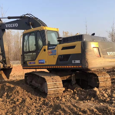 Usado Volvo EC200d Ec200dl Ec200el 20 toneladas Gran excavadora de excavadora en el precio asequible