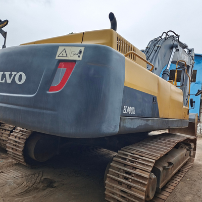 1200 horas de trabajo Excavadora VOLVO EC480D utilizada para maquinaria de construcción industrial