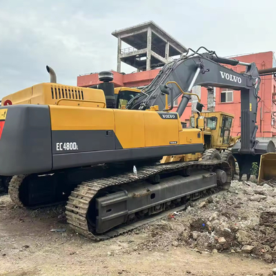 Excavadora VolvoEC480D de segunda mano de 48 toneladas con cilindro hidráulico original
