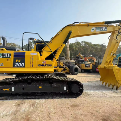 Comatsu Pc 200 usado Excavadora Excavadora móvil tipo de excavación máxima de altura 11000
