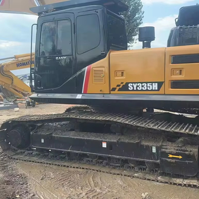 ORIGINAL Gran máquina de 35 toneladas de segunda mano SANY 335H Excavadora con 1200 horas de trabajo
