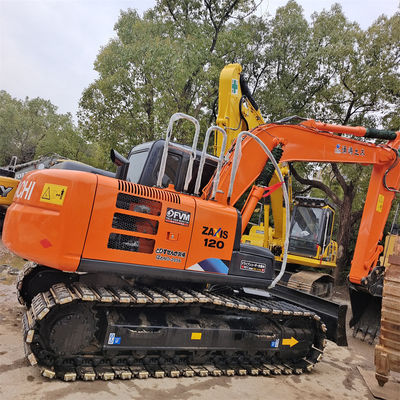 Japón 12100 KG Hitachi ZX120-3 Excavadora de segunda mano con válvula hidráulica original