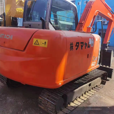 Hitachi ZX60-5A Mini Excavadora con cilindro hidráulico original y pequeña excavadora de rastreo