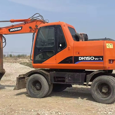 96KW DB58TIS Motor Excavadora Doosan Rodas de rastreo Dh150w-7 Dh140 Dx 60 Excavadoras usadas