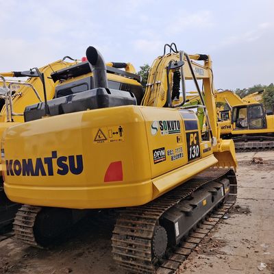 Excavadora Komatsu PC130-7 de segunda mano con capacidad de 0.53CBM y potencia de 66KW