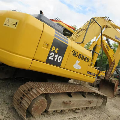 Excavadora Komatsu usada PC210 Excavadora hidráulica de rastreo Peso operativo 21 toneladas