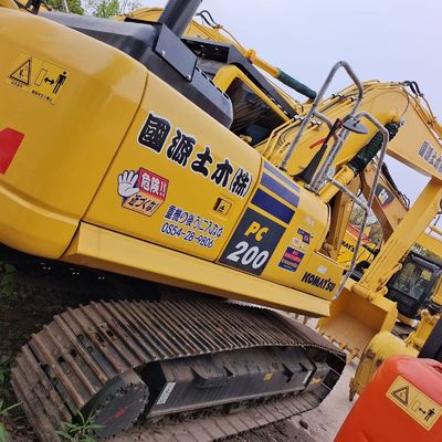 20000 KG de peso de la máquina original Japón Komatsu PC200-8 segunda mano Excavadora