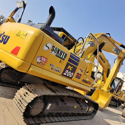 Excavadora usada KOMATSU PC200-8 con peso de operación de 2 toneladas y motor importado