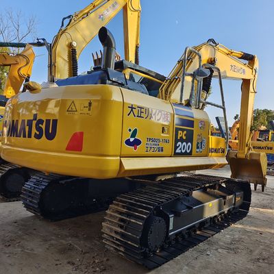 Excavadora Komatsu Pc200-8 original de segunda mano con cilindro hidráulico original de Japón