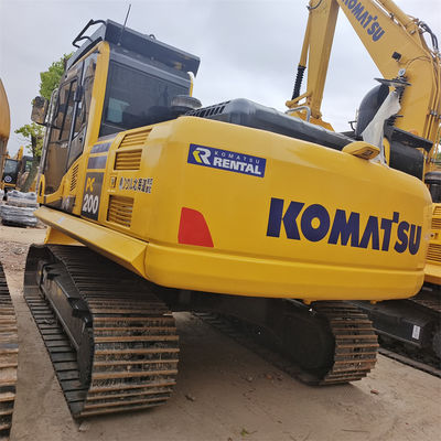 Excavadora japonesa usada PC200-7 PC200-8 con motor original y capacidad de cubo de 1cbm