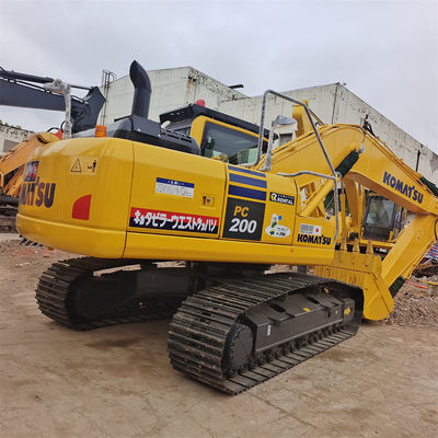 Excavadora japonesa Komatsu PC200-8 usada Máquina japonesa con una altura máxima de excavación de 11000