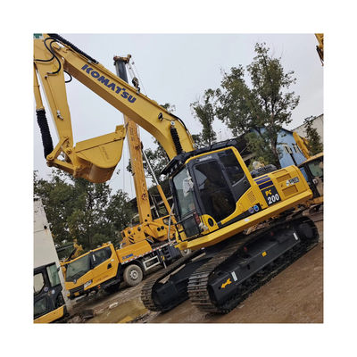 KOMATSU PC200-8 Excavadora de rastreo hidráulico Máquina pesada asequible para construcción
