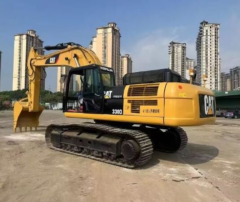 Excavadora japonesa CAT 330D de 201 kW de segunda mano con diseño original y cilindro hidráulico