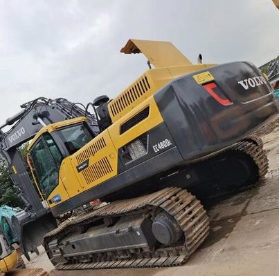 Excavadora VolvoEc480d de segunda mano Máquinas de construcción pesadas de 48 toneladas con válvula original