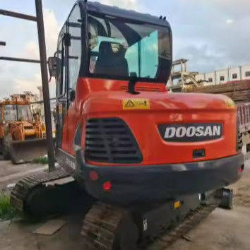 Excavadora mini usada Doosan Dx55 5 toneladas 5,5 toneladas Excavadora Doosan 2019 1200 horas de trabajo