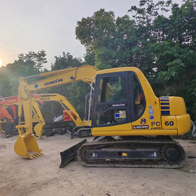 800 horas de trabajo Excavadora original Komatsu PC60-7 con y bomba hidráulica original