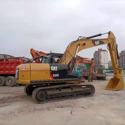 Excavadora Caterpillar 320D asequible del comercio exterior con capacidad de cubo de 1.2M3