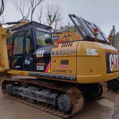 Excavadora Caterpillar 320D2L usada para movimiento de tierra Altura máxima de excavación 7840MM