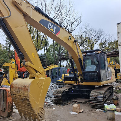 Excavadora usada CAT 320D con cilindro hidráulico original en excelente estado