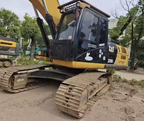 Excavadora de segunda mano CAT 326d con gancho y válvula hidráulica original