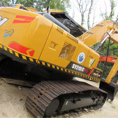 Excavadora de segunda mano original SANY SY 215C en buen estado para motor importado