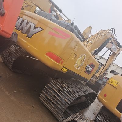 Excavadora de segunda mano Sany 215C con capacidad de 21 toneladas y motor Yammar duradero