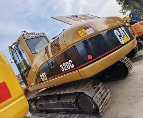 Excavadora japonesa de gatos usados 320C bomba hidráulica original y motor 3066