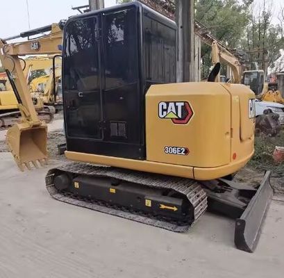 Usado CAT 306 Mini Excavadora 6ton máquina de movimiento de tierra de Japón con 41.5KW 2022 año