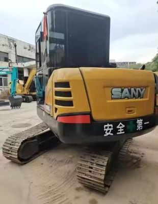 Peso de operación de 6000KGS Excavadora profesional SANYsySY60C utilizada con alta eficiencia de trabajo