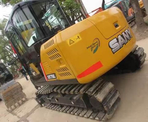 6500 KG Peso de la máquina utilizada SANYsy75c excavadora pro con original válvula hidráulica