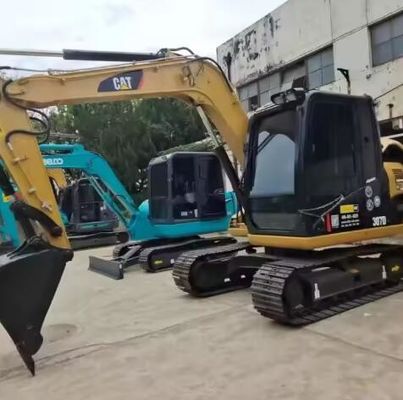 Tamaño pequeño Usado Cat 307D Excavadora Crawler Caterpillar 307 Modelo de soporte de video Cat307D