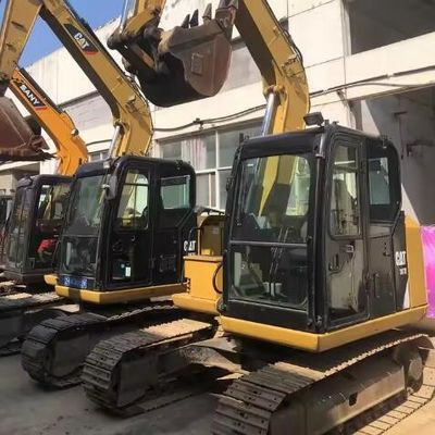Excavadora de segunda mano de 2018 Caterpillar CAT307 con válvula hidráulica original