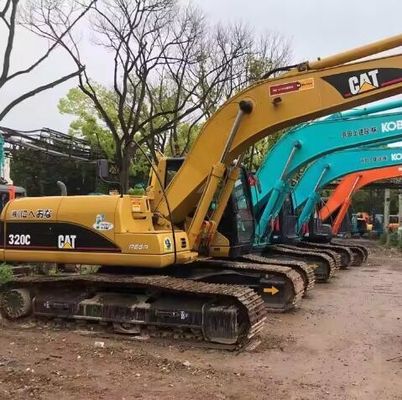 110KW 21115kg Peso de funcionamiento Japón 320C Excavadora Caterpillar usada para B2B