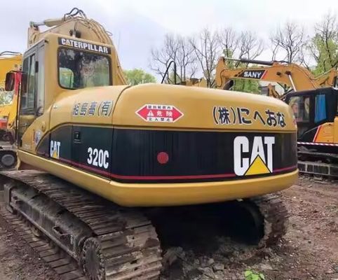 320C Excavadora Caterpillar usada de Japón con 21115 KG de peso de la máquina y 3066 motor