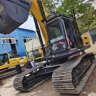 Buena excavadora Sany SY305H de 30 toneladas con cilindro hidráulico original y zapatos usados