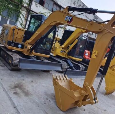 6000KGS Peso de operación utilizado Caterpillar 306E Excavadora con pistas zapatos y buena