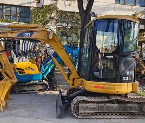 Excavadoras usadas Caterpillar Cat 303cr 303.5 Mini Excavadora Kubota Komatsu
