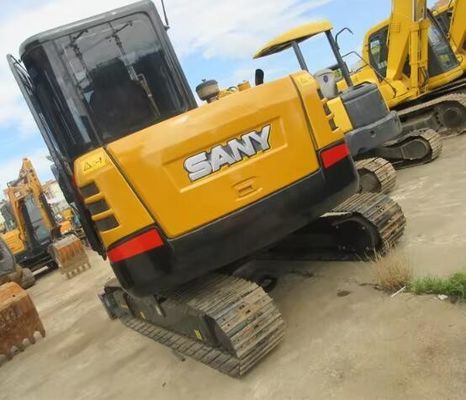 Usado SANYsySY60C pro excavadora con bajo consumo de aceite en buena capacidad de cubo 0.28