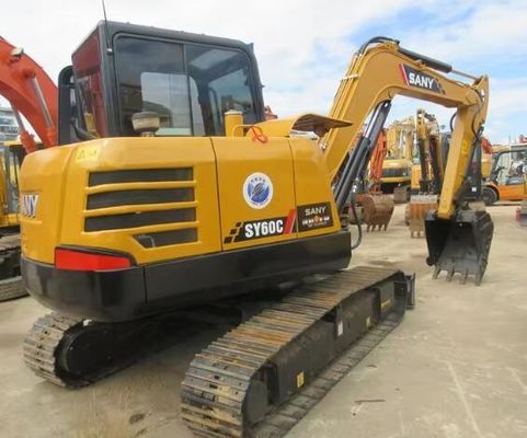 SANYsySY60C pro excavadora Buen bajo consumo de aceite y alta eficiencia de trabajo en el más bajo