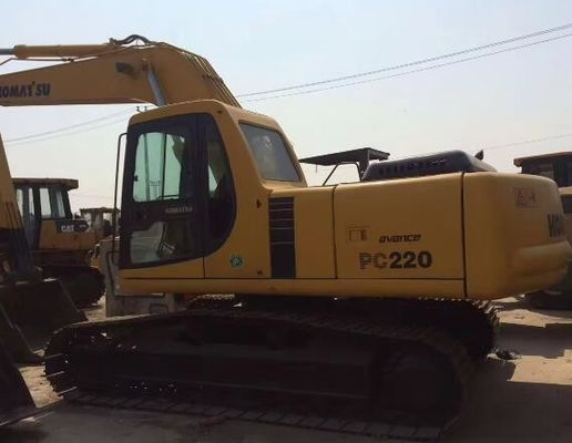 Excavadoras usadas de 22 toneladas de Japón PC220-6 Excavadora Komatsu de segunda mano con 1 balde CBM