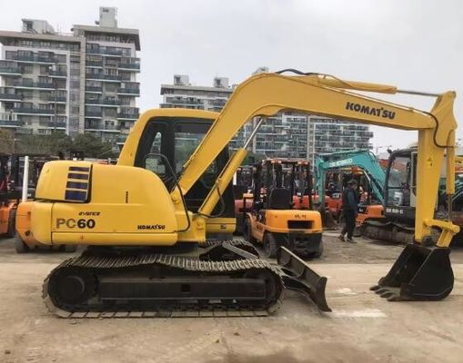 800 horas de trabajo Usado Komatsu PC60-7 Excavadora de rastreo de 6 toneladas Equipo de excavación pequeña