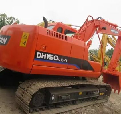 Excavadora de segunda mano doosan dh150lc-7 excavadoras de ruedas dh150LC-7 en buen estado
