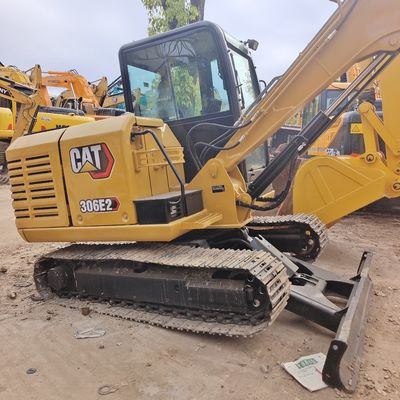 Mini excavadora CAT 308C con válvula hidráulica original y peso de funcionamiento de 6000KGS