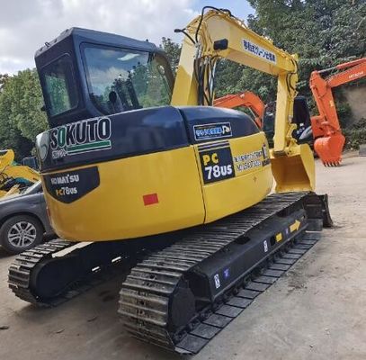 Excavadora Komatsu PC78US usada con válvula hidráulica original en buen estado