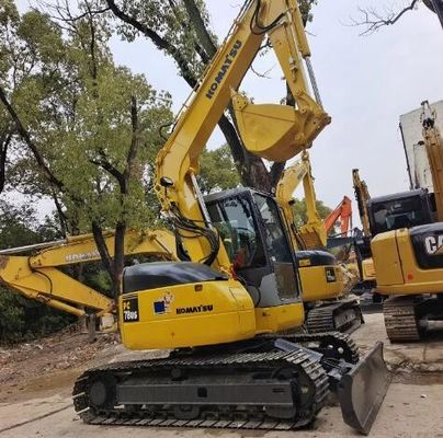 7190 kg de peso de trabajo Excavadora Komatsu PC78US con válvula hidráulica original