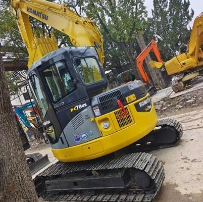 Excavadora PC78US usada con motor Komatsu S4D95LE-3 en buen estado